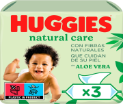 Huggies Toallitas Natural Care 56 uds Pack 3