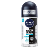 NIVEA Black & White Invisible Fresh Desodorante Roll-On 50 ml