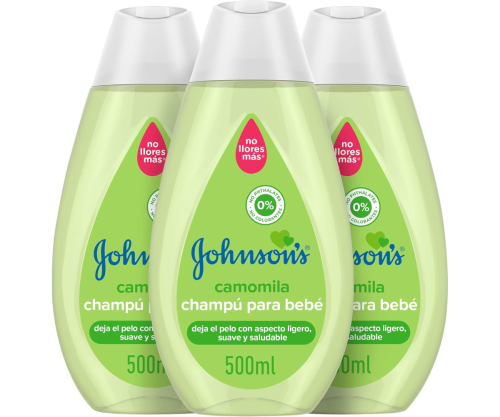 Johnson's Champú Camomila Pack 3 x 500 ml