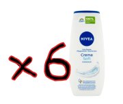 NIVEA Gel de Ducha Creme Soft 250 ml [Pack de 6]