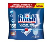 Finish Powerball Quantum Infinity Shine, pastillas para el lavavajillas 166 Pastillas
