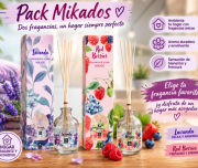 Pck duplo odor killer mikado lavanda 30ml + red berries 30ml