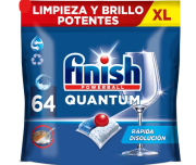 Finish quantum Pastillas Lavavajillas pack 64 Unidades