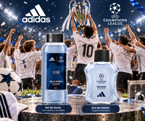 Adidas UEFA Star Edition Gel de Ducha + Colonia