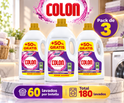 Colon Vanish Advanced Gel Pack 3x60 Lavados