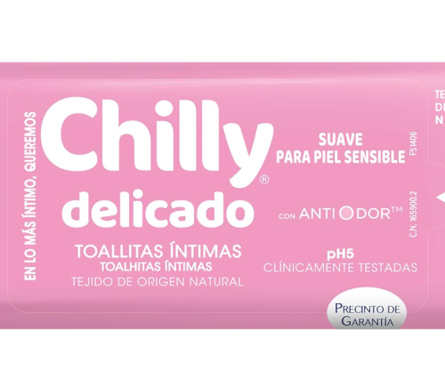 Chilly Toallitas Íntimas Delicado 12 uds
