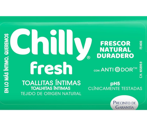 Toallitas Íntimas Chilly Pocket Gel Fresh (12 uds)
