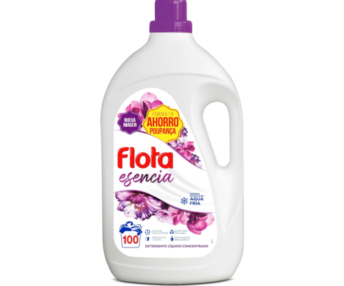 Flota Detergente Líquido Quitamanchas Esencia 100 Lavados