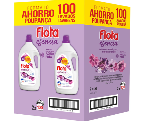 Flota Esencia Detergente Líquido Quitamanchas 2x100 Lavados