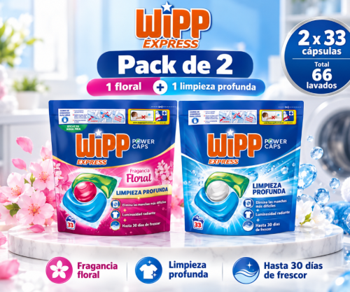 Wipp Express Power Caps Floral 66 Lavados