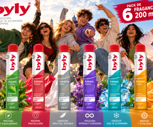 Pack 6 Desodorantes Byly 200ml: Variedad y Protección