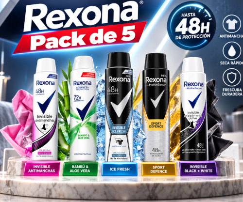 Rexona Woman Invisible Bamboo & Aloe Vera Desodorante